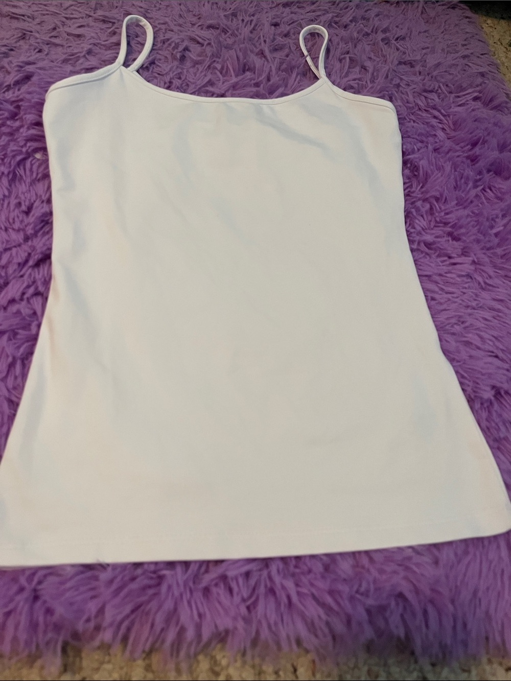 Zara White Spaghetti Strap Camisole